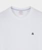 BROOKS BROTHERS Supima Golden Fleece Logo T-Shirt (White) (Bbnpmm5192A)