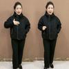 Winter Baumwolljacke, Herbst- und Winter-Warmjacke, Lässige Mode, Lockere Kapuzen-Reißverschluss-Baumwolljacke, Lockere Jacke