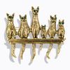 Rinhoo 6 Cute Cats Enamel Pin Vintage Green Rhinestone Eyes Cat Brooches For Women Animal Kitten Casual Party Brooch Pins Gifts
