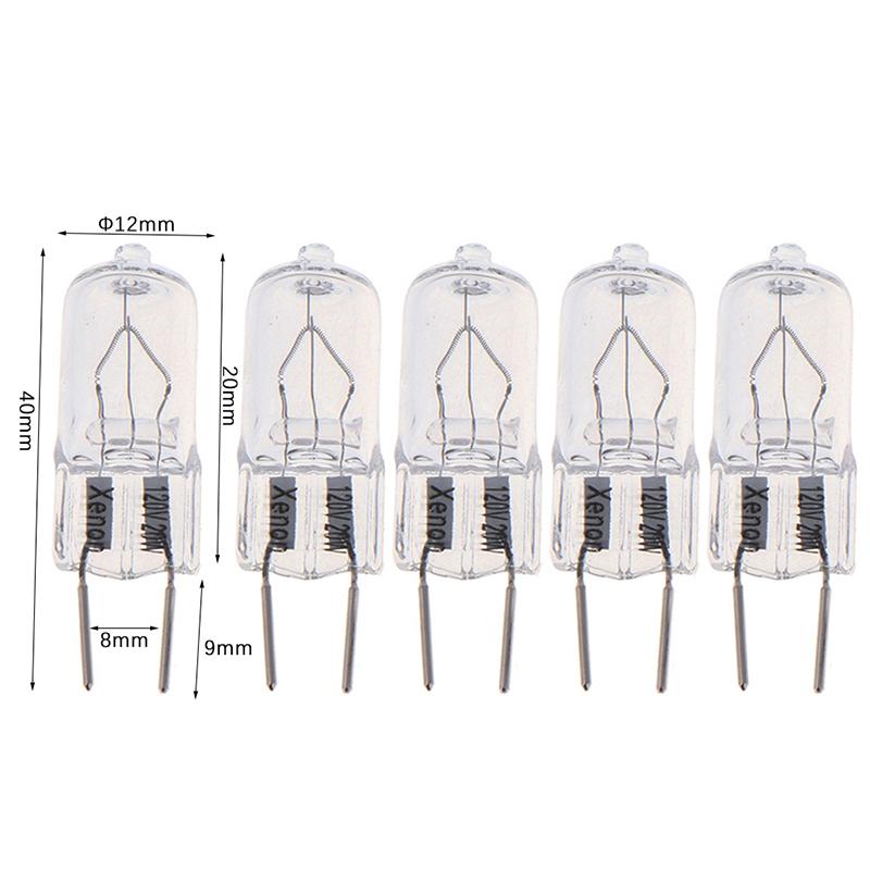 5Pcs G8 120V 20W Halogen Light Lighting Lamp Bulb Volt G8 Pin Halogen