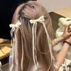Lace Ribbon Hair Bows Cute Ballet Hair Clip Women Barrettes Hair Styling Tool