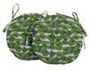 Vargottam Indoor Outdoor Round Bistro Chair Cushions Block Print 15-Inch Bistro Chair Pads Waterproof Seat Chair Cushion For Home