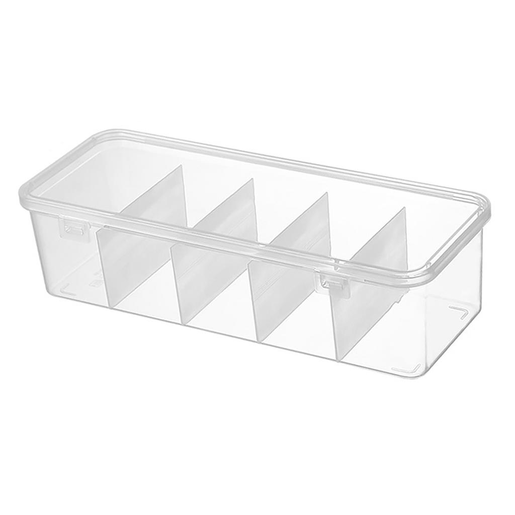 5 Compartment Hair Accessories Organizer Multifunctional Hair Band Hairpin Storage Box for Girls