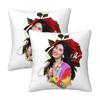 Selena Quintanilla Vintage 2 Pcs Square Pillowcase Pillow Cover Cushion Decor Comfort Throw Pillow For Home Bedroom