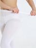 1 Pair Women White Leggings Stretchy Footless White Tights Pantyhose Stockings Women'S Socks