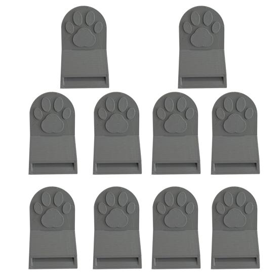 5/10Pcs 3D Printed Can Opener Cat Paw Manual Can Opening Tool Kitten Dog Food Can Tab Opener Kitchen Gadget Seniors Arthritis Chef Gift