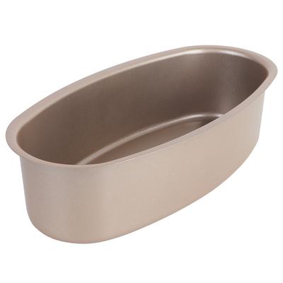 Carbon Steel Oval Cake Mold Gold Baking Mold Non-Stick Cake Mold  Home Kitchen DIY Baking