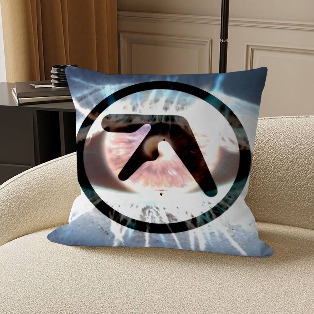 

DJ A-Aphex T-Twin Pillow Covers Cartoon Sofa Decorative Home Double-sided Printing Short Plush Cute Cushion Cover 12x12Inch