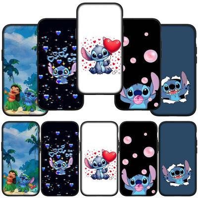 For Samsung Galaxy S25 S24 S23 S22 Ultra FE Plus A17 A37 A57 A56 A55 A06 A16 A15 A36 A26 A35 A05 A25 A54 A34 Case Cartoon Lilo Wallpaper Stitch Cover