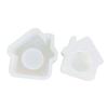 House Shaped Candle Holder Molds House Candlestick Molds for Candle Holder Gypsum Decorations Christmas Gift