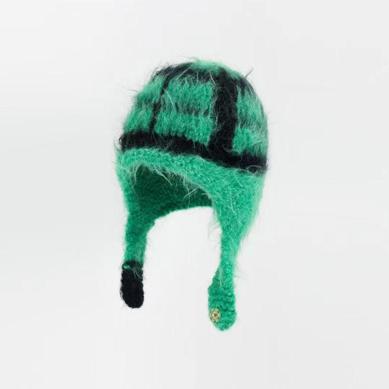 Cappello Morbido visone lavorato a maglia Cappelli invernali Cappello con paraorecchie Cappello Russo Berretti invernali Cappello con cappuccio in pelliccia di lana Cappelli bomber da donna Berretti caldi