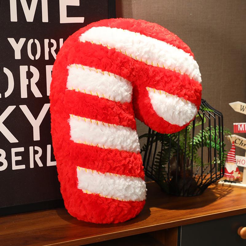 Christmas Gingerbread Man Pillow & Tree Cushion - Holiday Decoration Gift for Boys & Girls