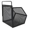 Hangende Draadmand 13,2x10x15cm Zelfklevende Metalen Kleine Draad Opbergmand voor Keuken Badkamer Slaapkamer