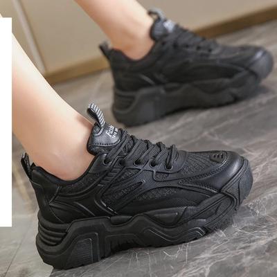 Versatile Women's Dad Shoes 2026 New Autumn Breathable Versatile Thick Sole Casual Running Shoe Zapatillas De Mujer Sneakers