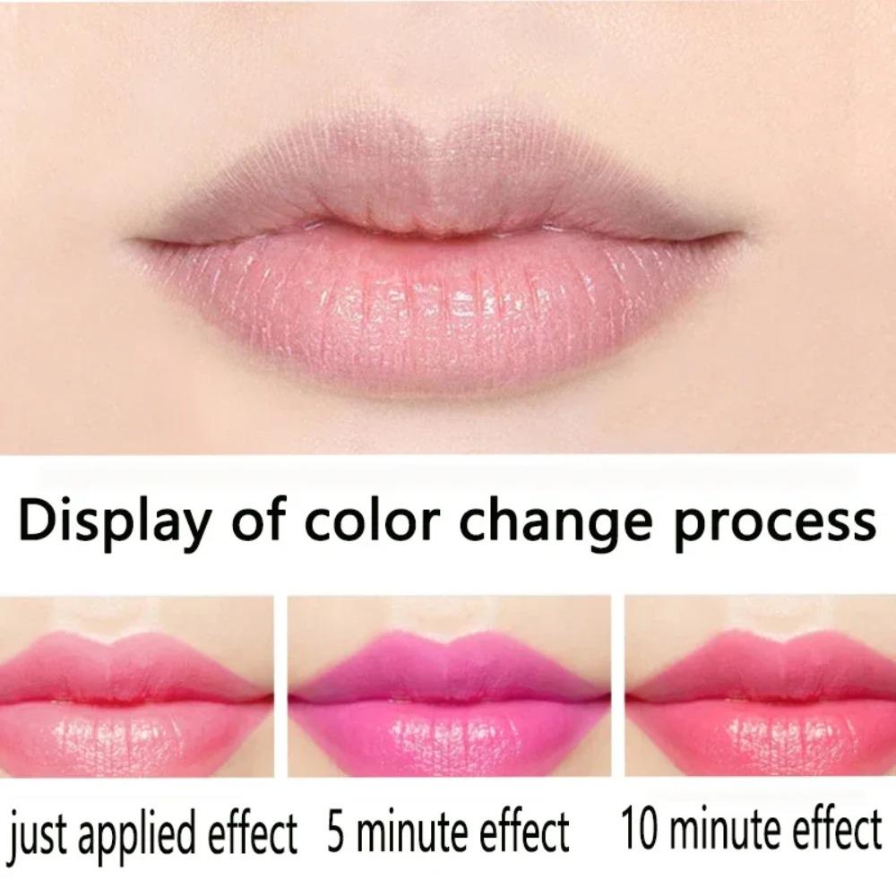 1pcs Aloe Vera Moisturizing Lipstick Lasting Nutritional Repair Lipsticks Anti Drying Color Changing Waterproof Natural Lip Care