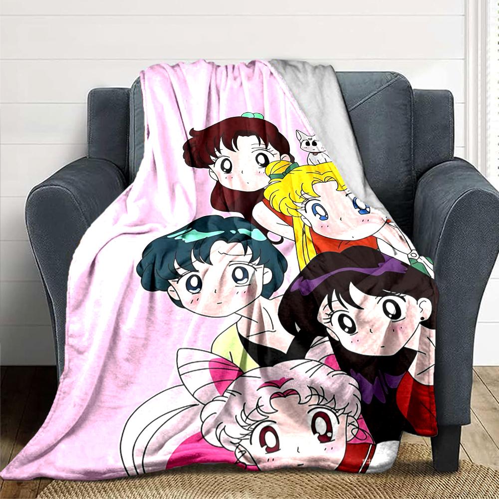 1Pc Magical Guardian Angel Blanket For Couch Bed Plush Cozy Fuzzy Blanket Super Soft Warm Blankets For Fall And Winter 0918244