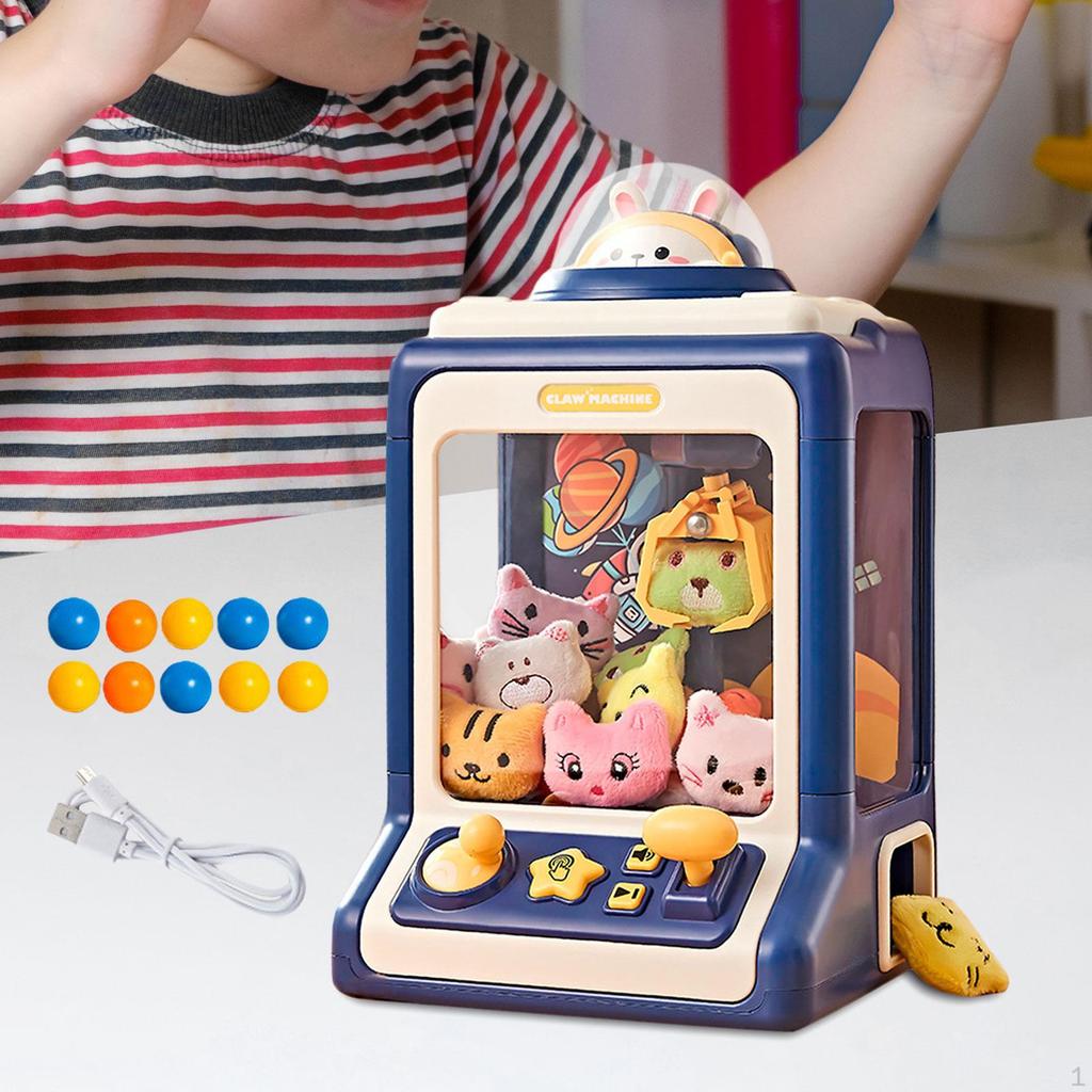 Children's Electronic Claw Machine, Vending Toy, Two Power Supply Modes, Exciting Indoor Candy Prize