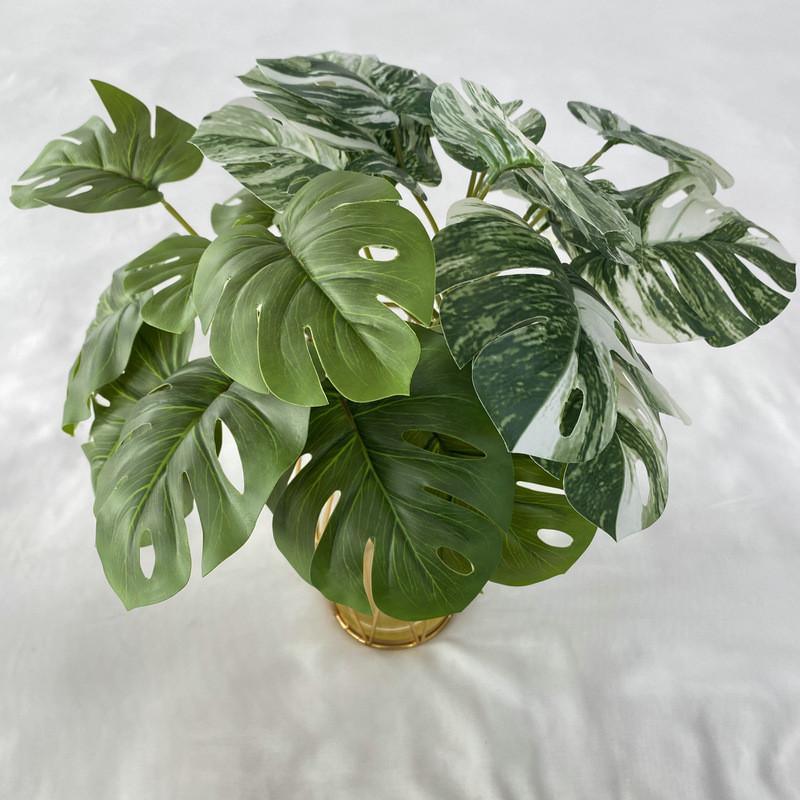 Leaf Realistic Monstera Party Decor Greenery For Home Table Wedding Gift