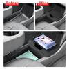 For Tesla Model Y Standard 2026 TPE Center Console Lower Storage Box Central Flip Cover Design Storage Organizer Tray Tidying