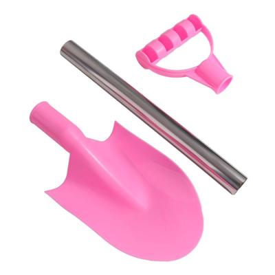 Stainless Steel Beach Shovel Gardening Digging Sand Tools Digging Sand Shovel Plastic Play House Pointed Shovel Gift