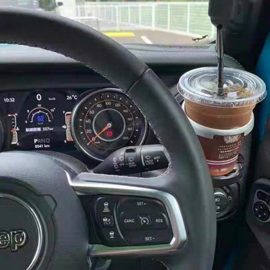 Foldable Cup Holder for 07-26 JK/JL Wrangler & JT Gladiator Air Vents