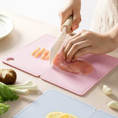 {MX} Přenosná skládací protiskluzová krájecí deska Kuchyňská deska na sekání zeleniny a ovoce Odolná Pro kempování Krájecí deska