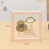Crystal Tassel Horse Pendant Sachet: Cultural Brocade Keychain Gift