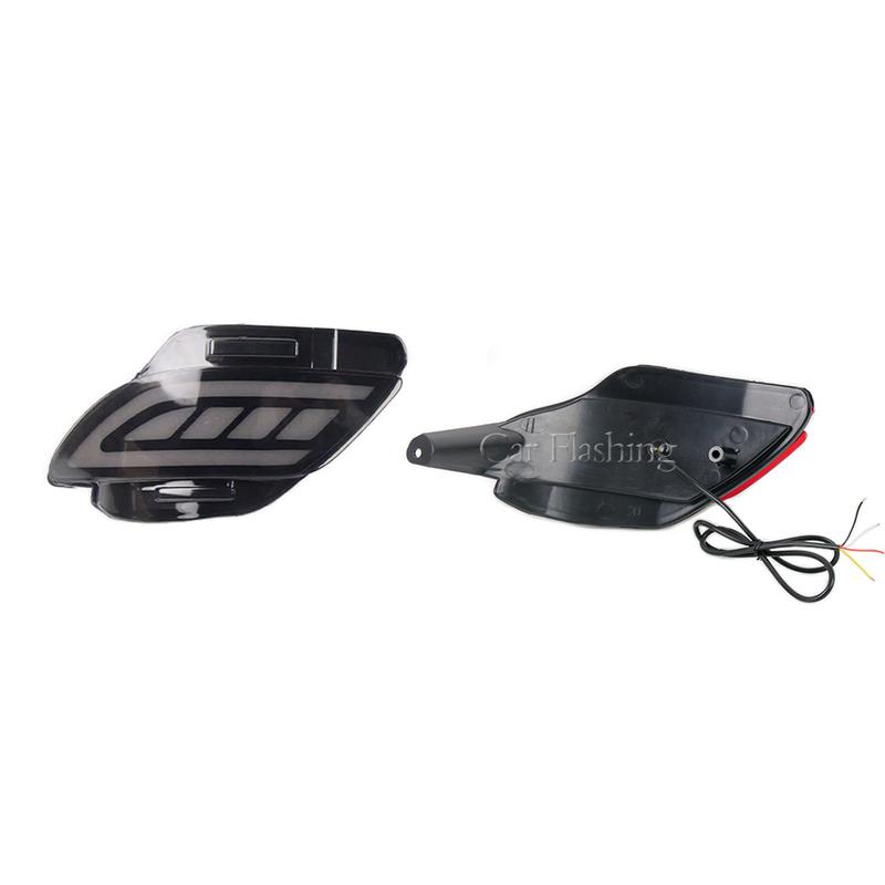 Car LED Rear Bumper Reflector light For Lexus RX270 RX350 RX450h 2009 2010 2011 2012 2013 2014 2015 with Turn Signal Brake Light