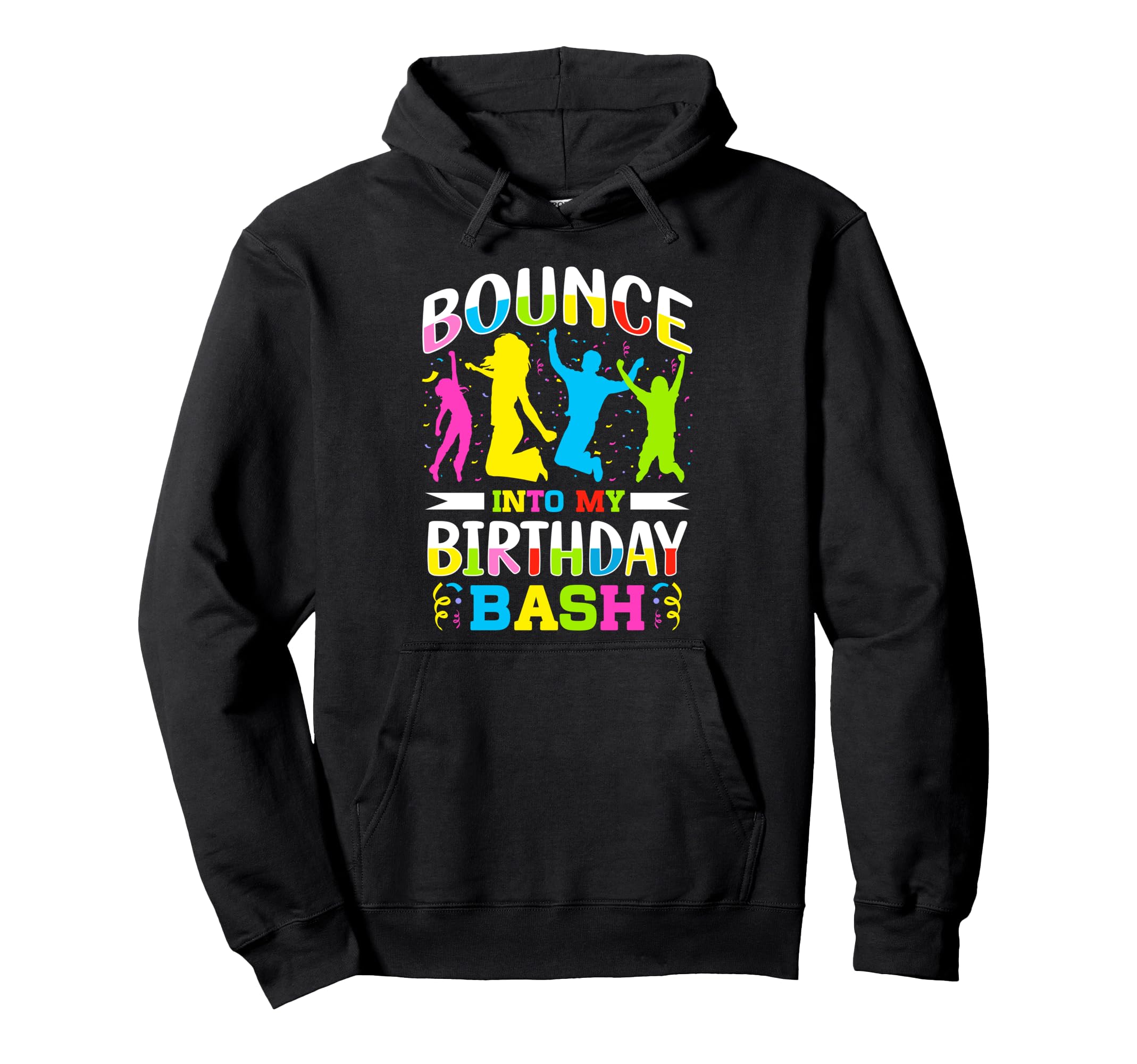 

Trampoline Lover Birthday Party Jump Celebration Kids Hoodie чёрный