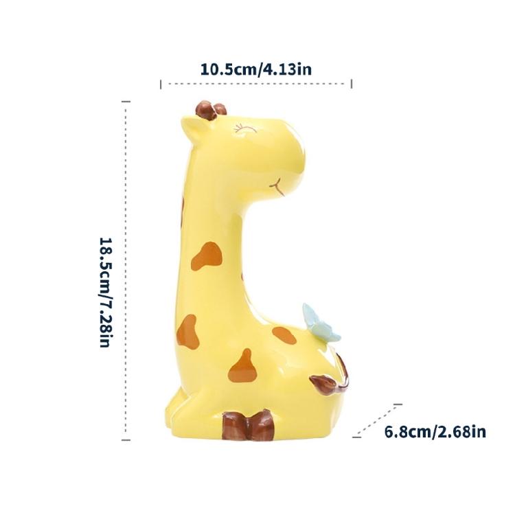 Giraffe Shape Vases Ceramic Vases Modern Decorative Vases Centerpiece Lovely Flower Vases for Wedding Office Home Decors