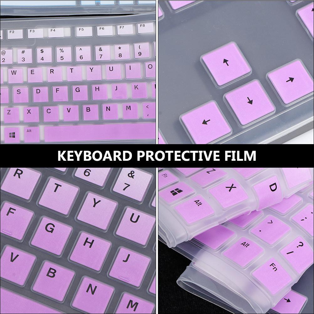 1Pcs Keyboard Protective Film Silicone Cover Compatible for Dell Kb216 Kb636 Wired Wireless Keyboard Waterproof Dustproof