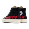 Chuck 70 Comme des Garçons Play x Chuck 70 Converse High 'Multi Heart - Black' A08147C