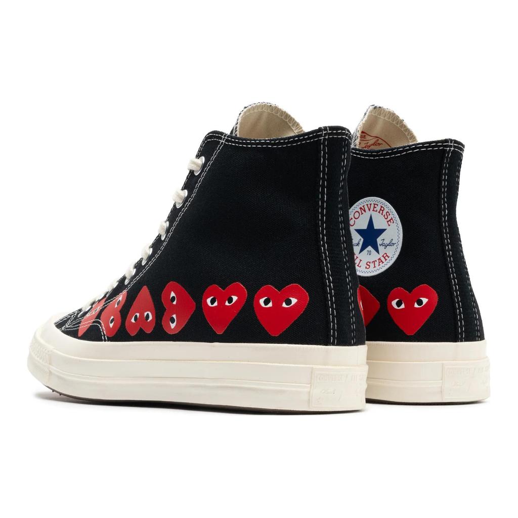 Chuck 70 Comme des Garçons Play x Chuck 70 Converse High 'Multi Heart - Black' A08147C