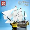 Pirate Ship Endeavour Building Blocks Set - Creative Assembling Model Bricks Toy For Children Birthday Gift
