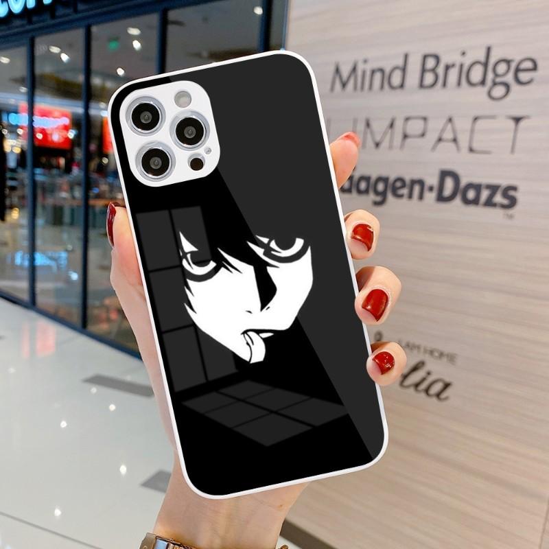 

Чохол для телефону Death Note для IPhone 14 13 12 11 Pro Max X XR XS 8 7 Plus Liquid Glass Color Phone Cover iPhone 11 Pro Max