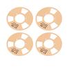   Reel to Reel Cassette Retro Blank Metal Reel Cassette Tape with 4 Reels 2 Wheel for Music Recording