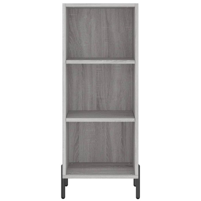 VidaXL Buffet Sonoma Grey 34.5x32.5x90 Cm Engineered Wood 828746