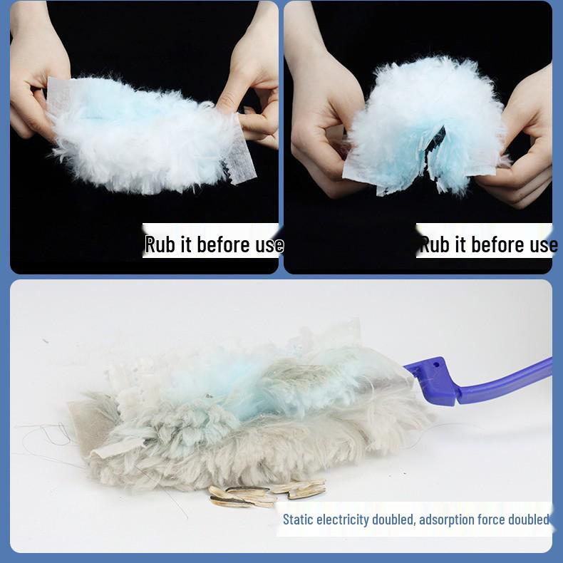Disposable Electrostatic Feather Duster for Household Cleaning