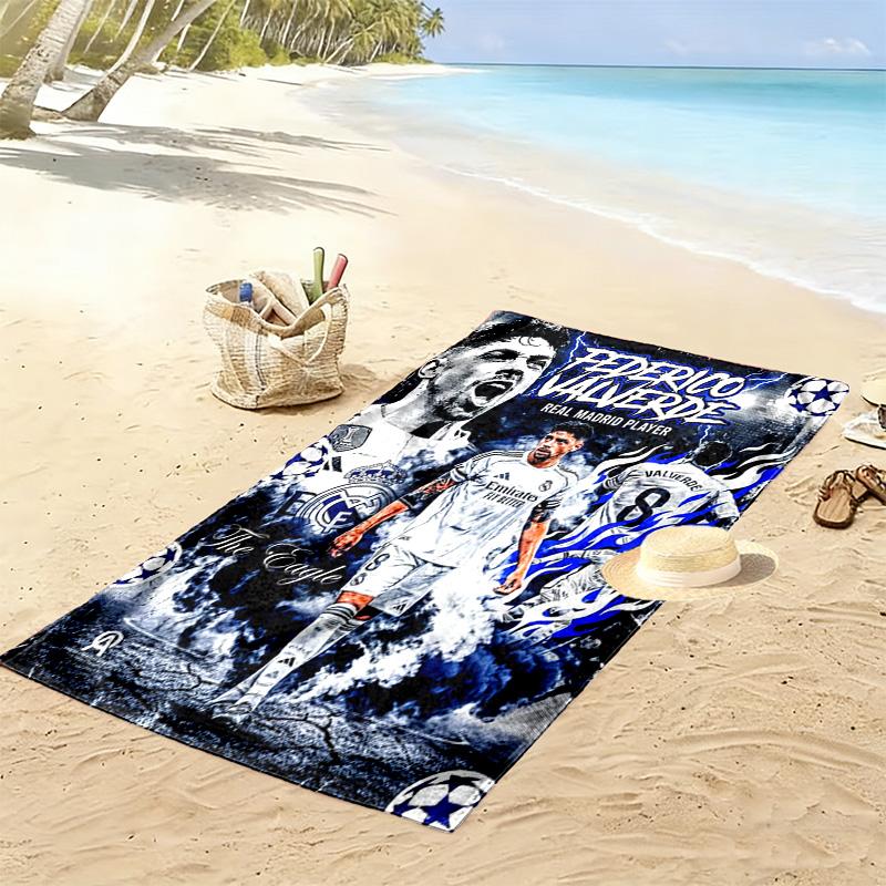 Beach Towel Soccer Stars Dream Beach Towel Soft Beach Towel For Vacation Photos Outdoor Pool Towel Quickdrying Swim Towel Swim Fashion Printing