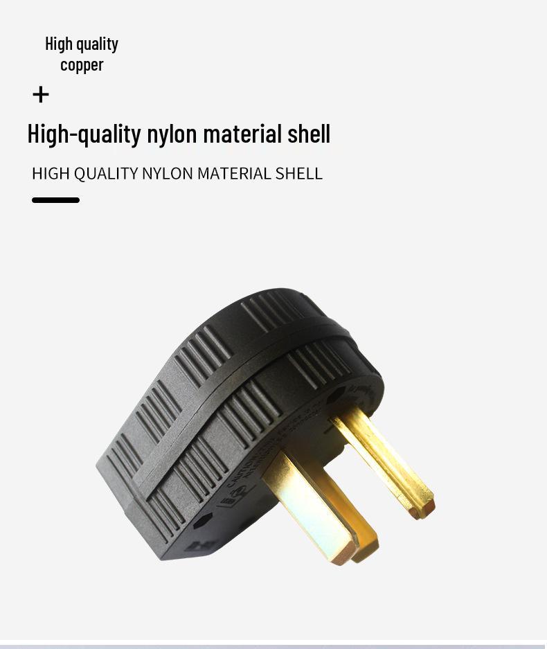 XIONGDA NEMA 10-30P 30A 125-250V Industrial Three-Hole Plug