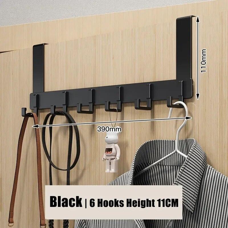

Крючки над дверью, домашний органайзер для ванной, вешалка для одежды, пальто, шляпа, вешалка для полотенец, новый держатель для кухонных аксессуаров для ванной комнаты, дверной вешалка