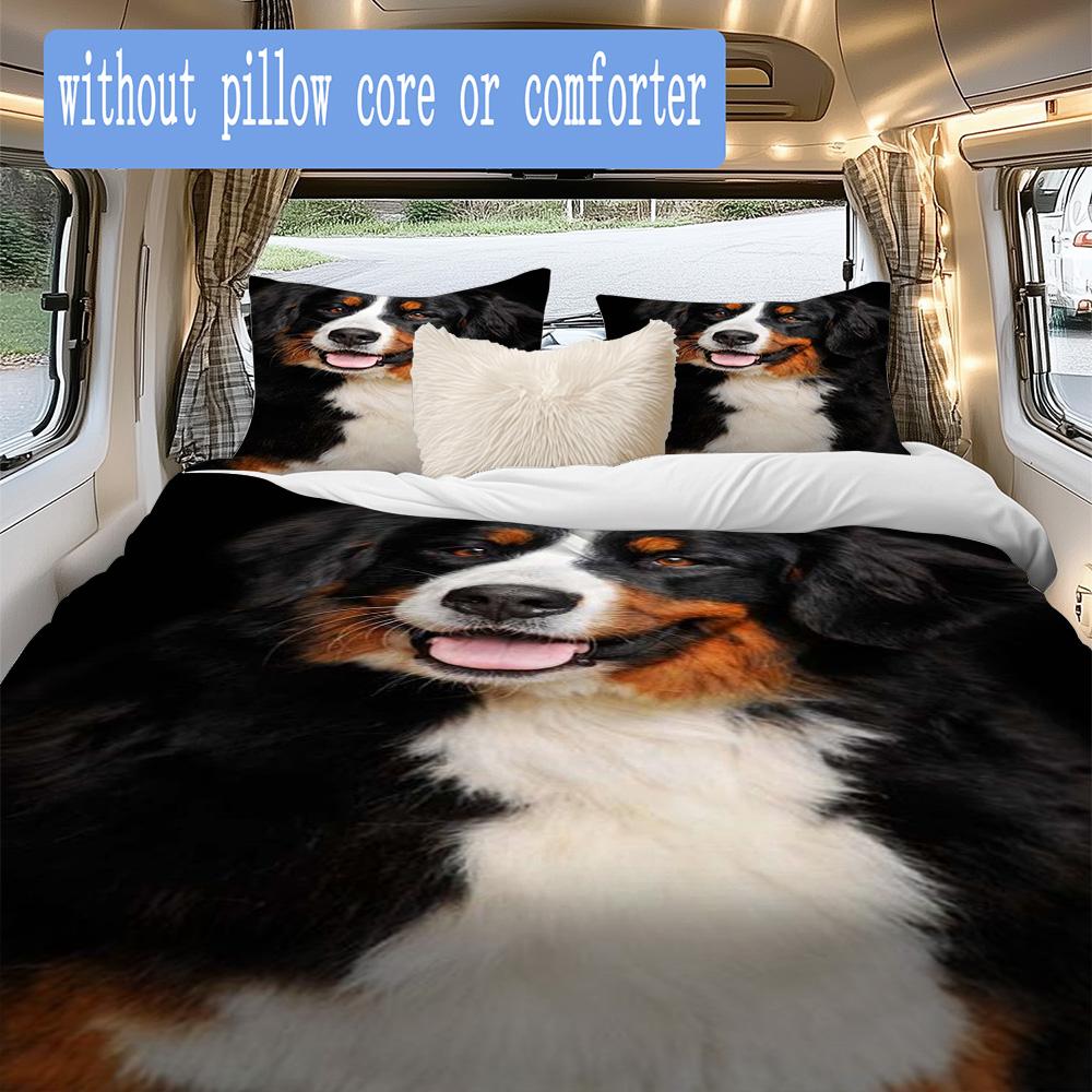 Cute Puppy Pattern Bedding,Quilt Set Quilt Cover Pillowcase Home Birthday Gift (1*duvet cover+2*pillowcase,without core)ZSJT0917281
