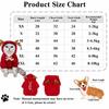 With Pockets Pet Elk Cosplay Costume Thickened Fleece Lining Cat Christmas Costume  for Dog Cat