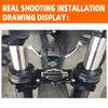 For Harley Sportster XL Iron 883 1200 Accessories Front Fork Balance Shock Bracket Absorber Brace Suspension Steering Holder