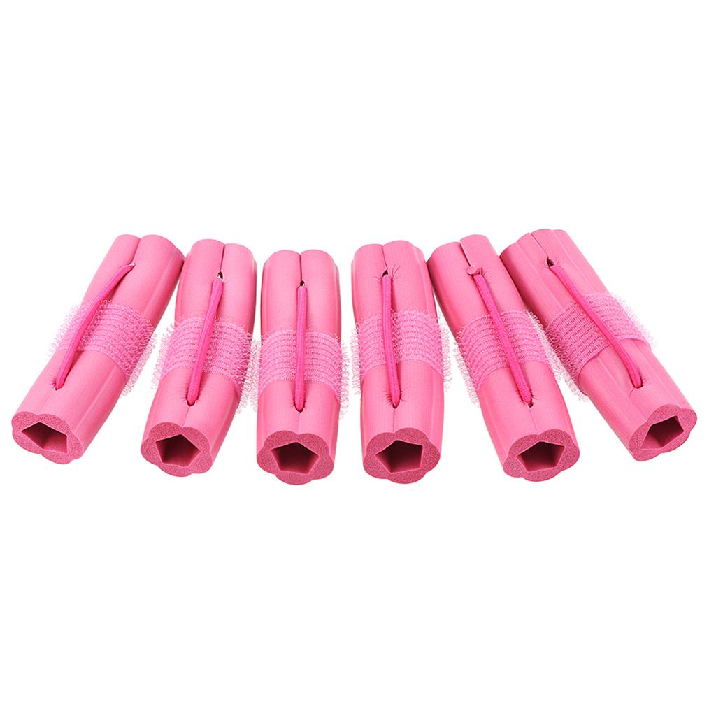 6Pcs Magic Foam Sponge Hair Curler Curly Hair Shape Hair Curler Roller DIY Hair Styling Tools