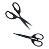Premium Black Handmade Scissors with Semicircular Handle – Stainless Steel Office & Home Tool