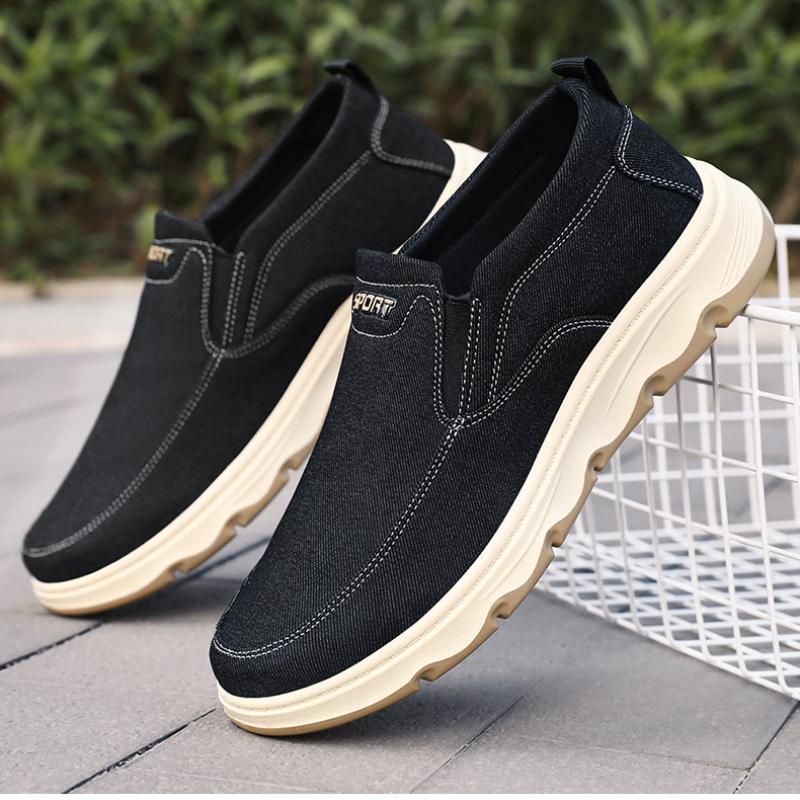 Classical Men's Casual Shoes Comfortable Male Sneakers Loafers Outdoor Walking Shoes for Men Luxury Canvas Shoes