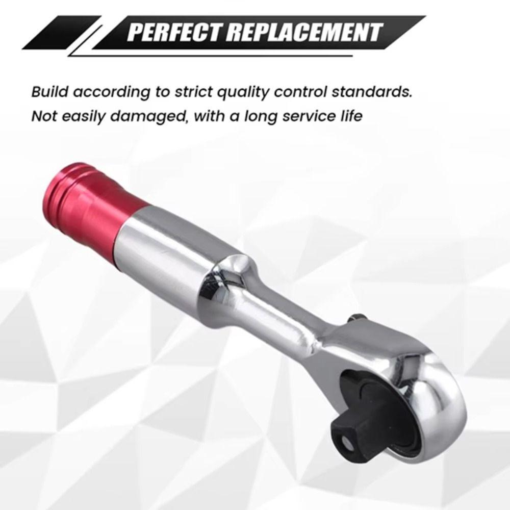 Portable Mini Ratchet Socket Wrench Anti-skid Handle 2-In-1 Wrench Double End Wrench  Hand Tools