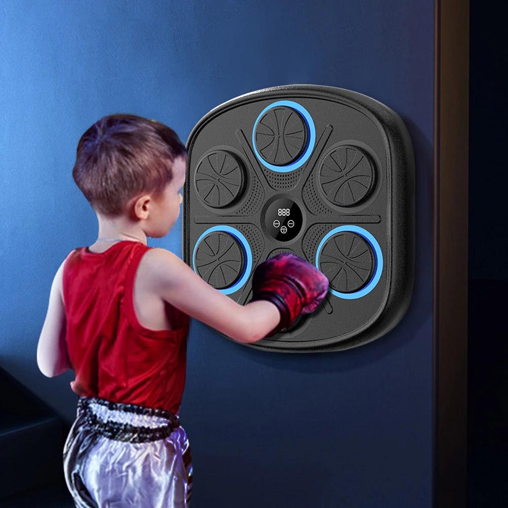 9 Levels Music Boxing Machine Wall Target LED Smart Boxing Game for Sports Home Exercise Boxing Training Punching Equipment