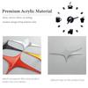 DIY Veggklokke Rammeløse Mute Wall Stickers 40 Diameter Modern Design Sticker for Living Room Home